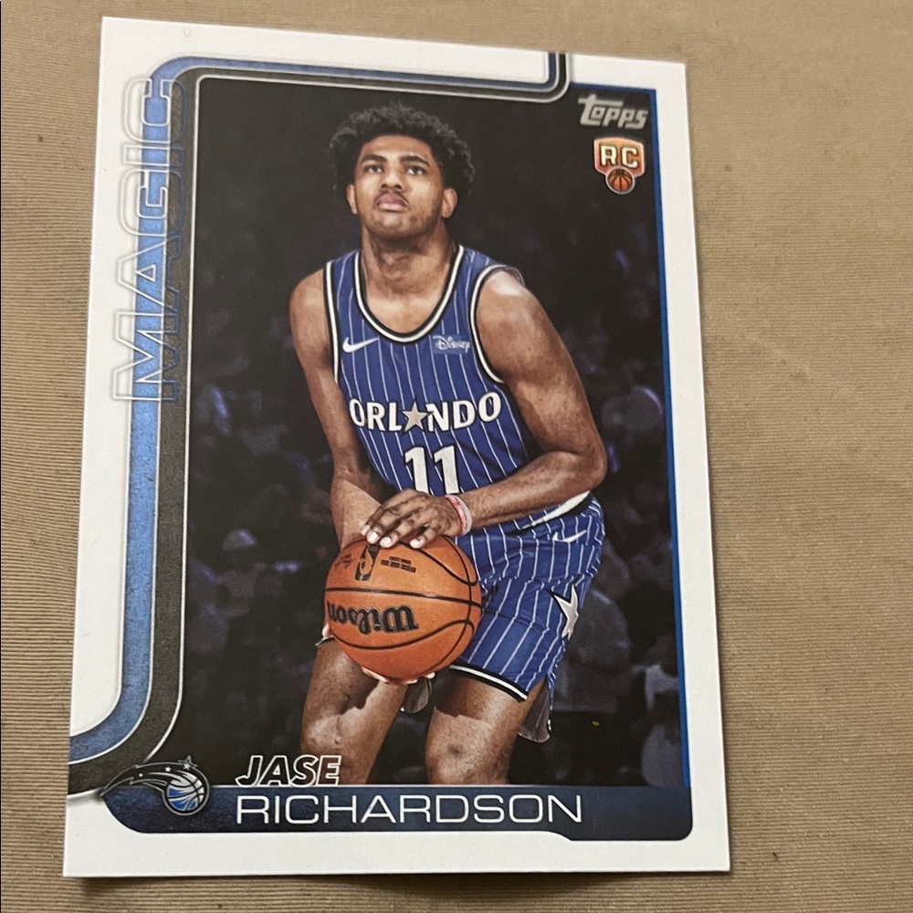 Topps Jase Richardson Rookie Card